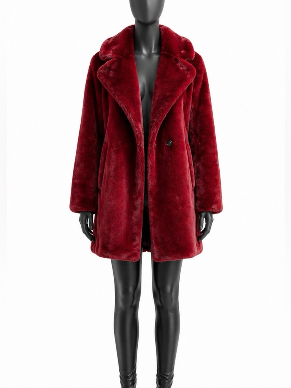 Soia & Kyo Deep Red faux fur
 Jacket